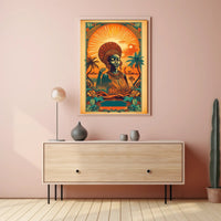 Radiant Serenity: Tranquil Sunset Harmony Poster