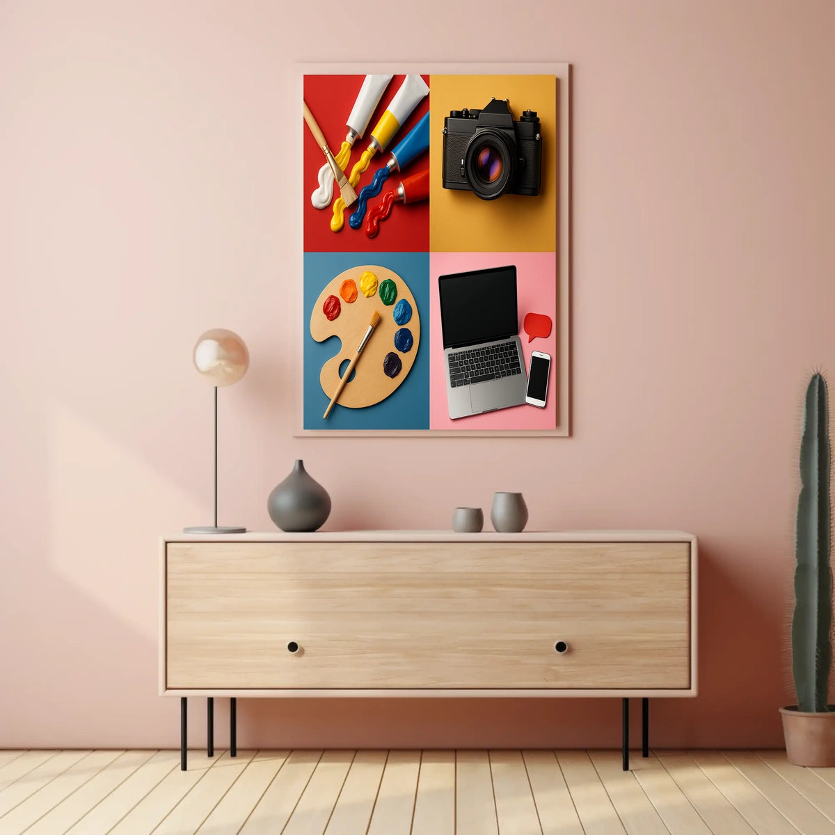 Creative Expression Infusion Artistic Poster