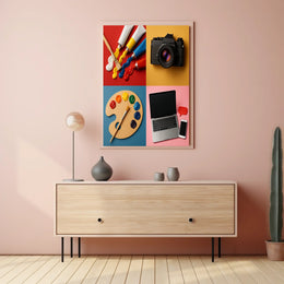 Creative Expression Infusion Artistic Poster