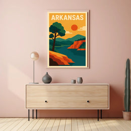 Arkansas Scenic Landscape Poster
