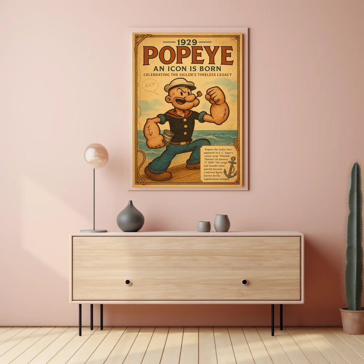 Popeye 1929 Art Poster POP-80
