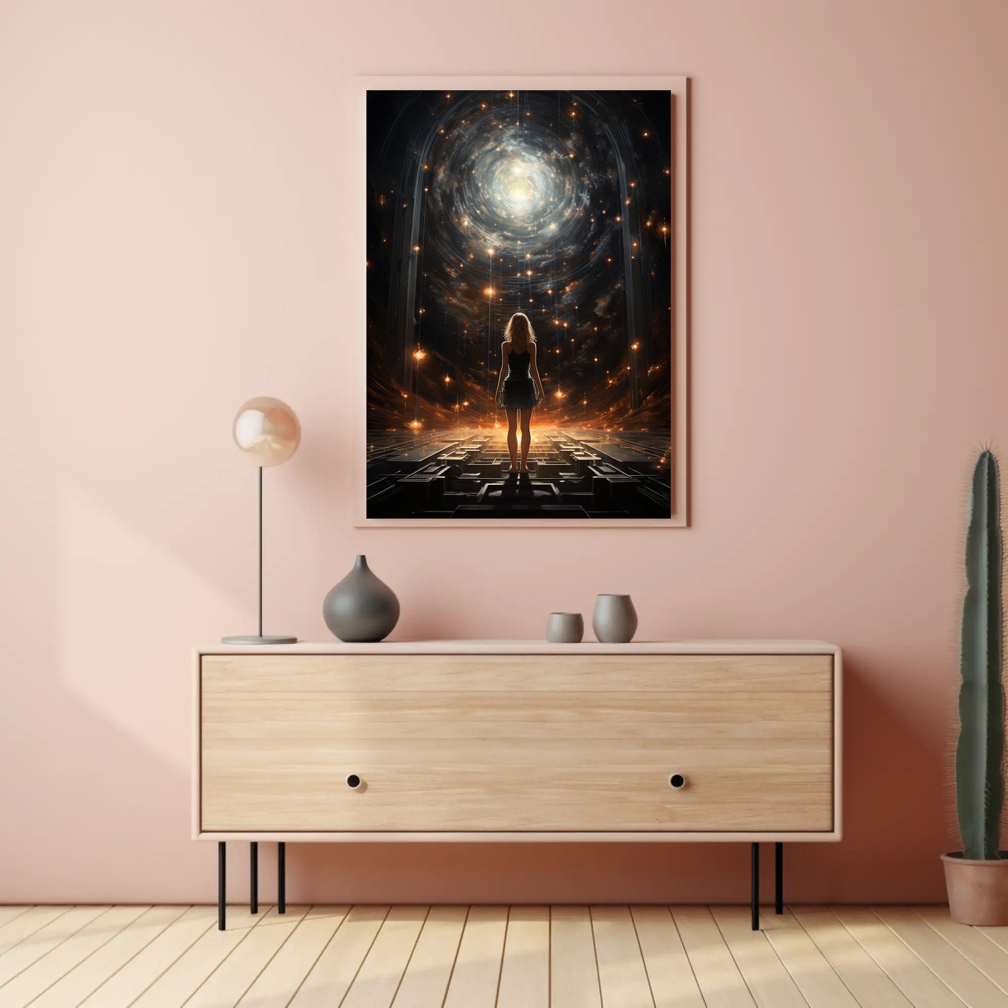 Journey To The Cosmic Vortex Poster PosterGoat