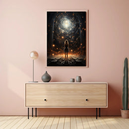 Journey To The Cosmic Vortex Poster PosterGoat