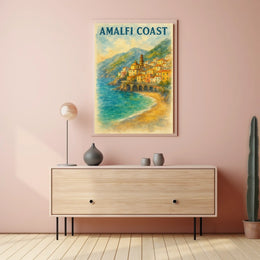 Amalfi Coast Scenic Beauty Poster