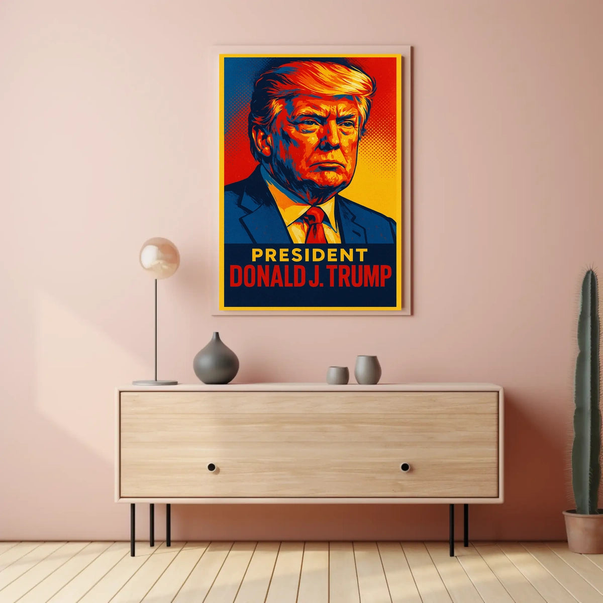 Donald J. Trump President Poster