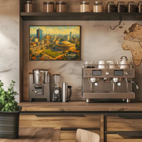 Congo Brazzaville Cityscape Poster