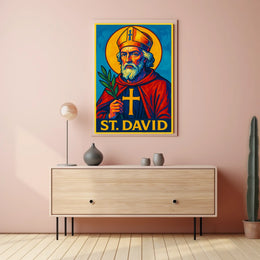 St. David Iconography Poster
