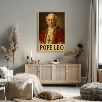 Portrait of Pope Leo XIII Portrait Poster
