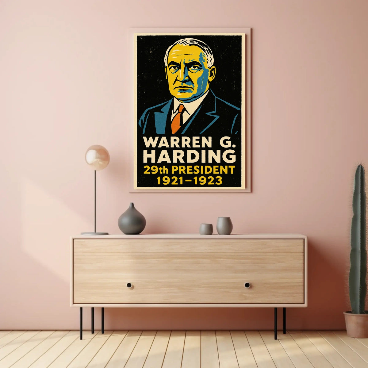 Warren G. Harding 29th President Poster