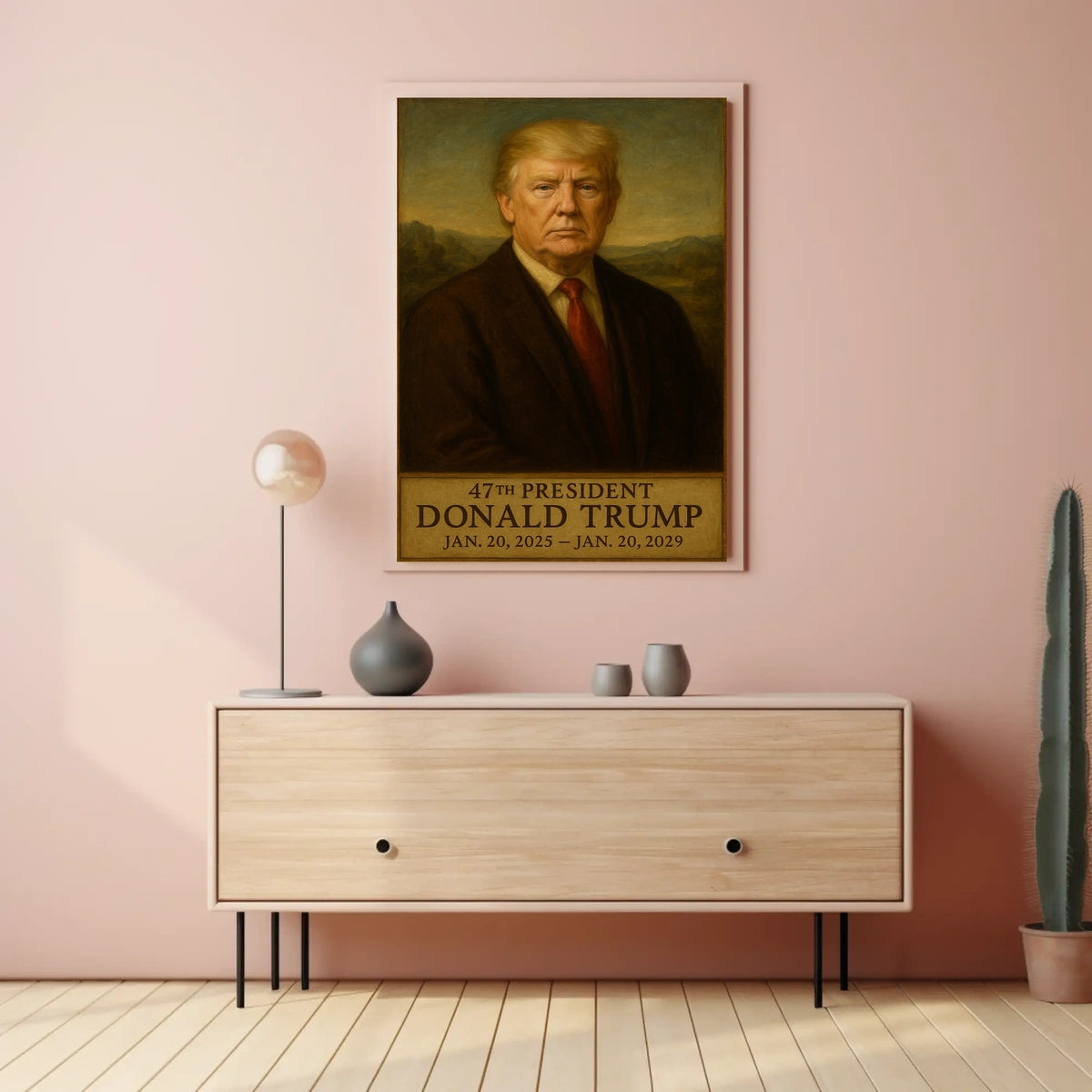 Donald Trump Visionary Republic Cinematic Poster