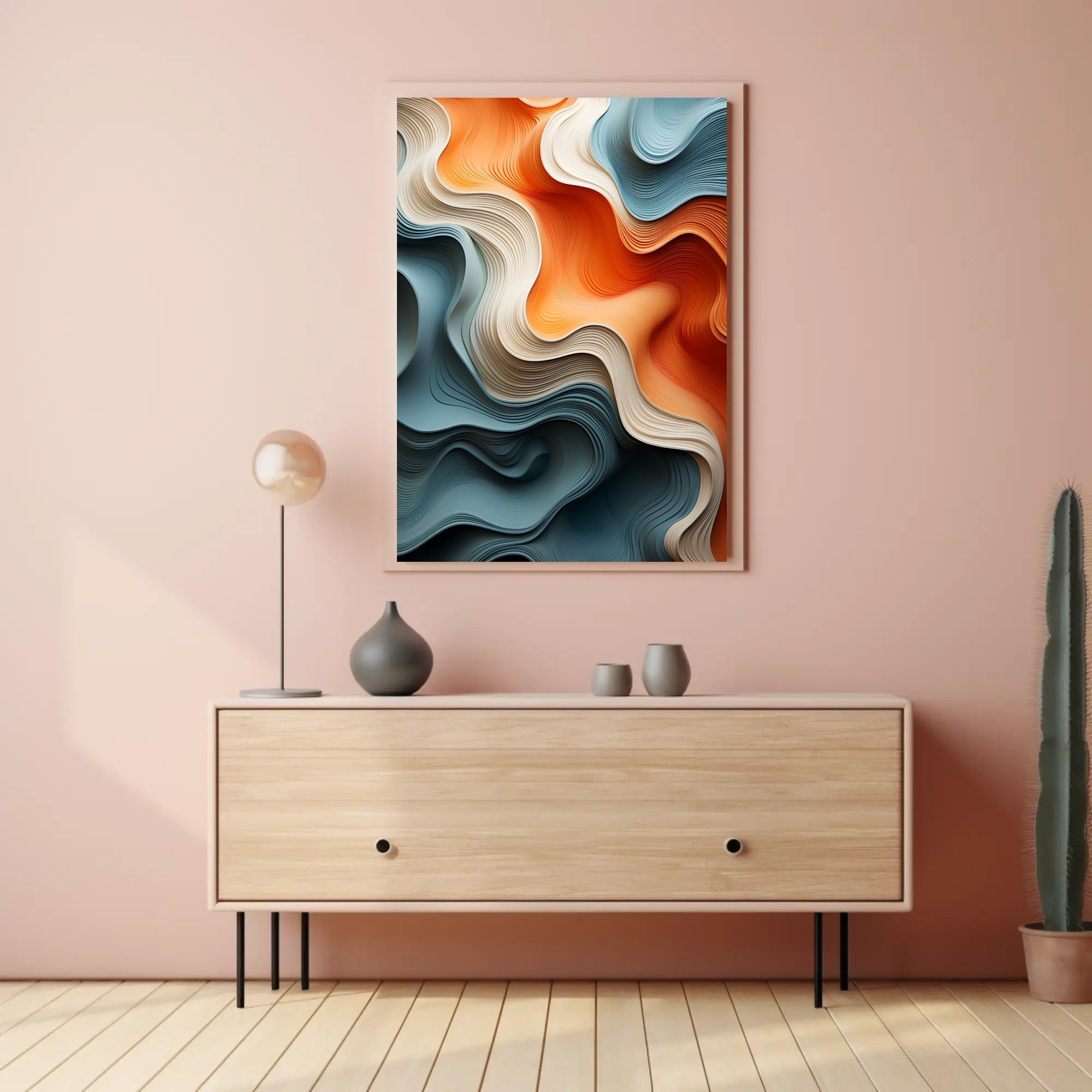 Flowing Colors Poster PosterGoat