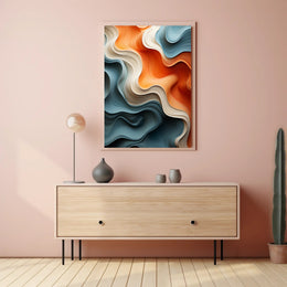 Flowing Colors Poster PosterGoat