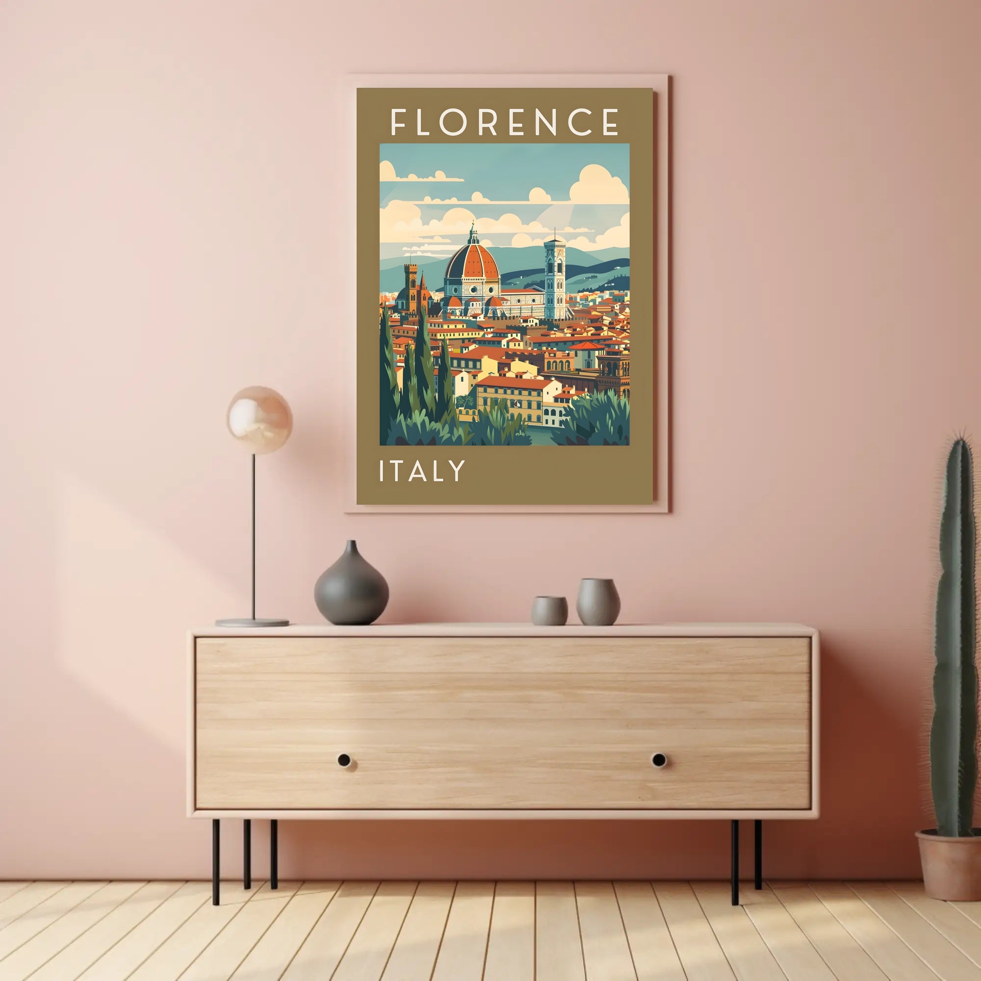 Florence, Italy Travel Poster