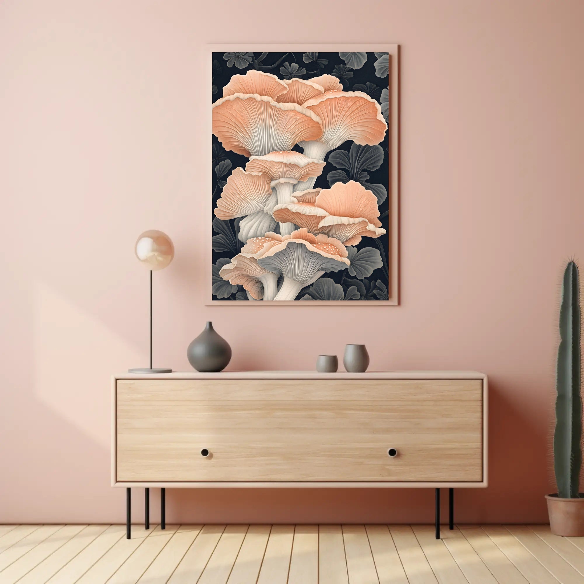 Enchanted Fungi Art Print Wall Decor