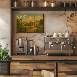 Cary Community Travel Poster Art Print