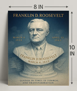 Franklin D. Roosevelt Poster PosterGoat