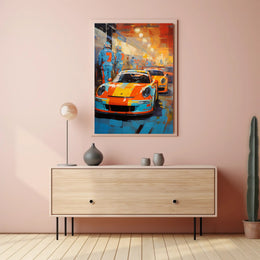 Racing Thrills Poster PosterGoat