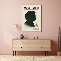 Mark Twain Vintage Inspiration Motivational or Quote Poster PosterGoat