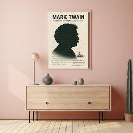 Mark Twain Vintage Inspiration Motivational or Quote Poster PosterGoat