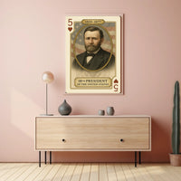 Ulysses S Grant 18th President Biography Portrait Poster