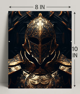 The Golden Knight Poster PosterGoat