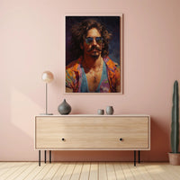 Vibrant Portrait Of A Modern Icon Modern Poster PosterGoat
