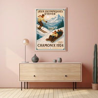Winter Olympics Chamonix 1924 Poster