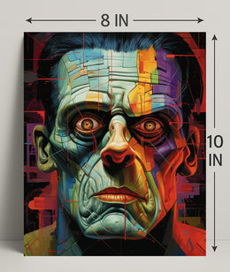 Fragmented Portrait Poster PosterGoat