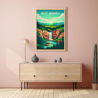 West Virginia Scenic Poster