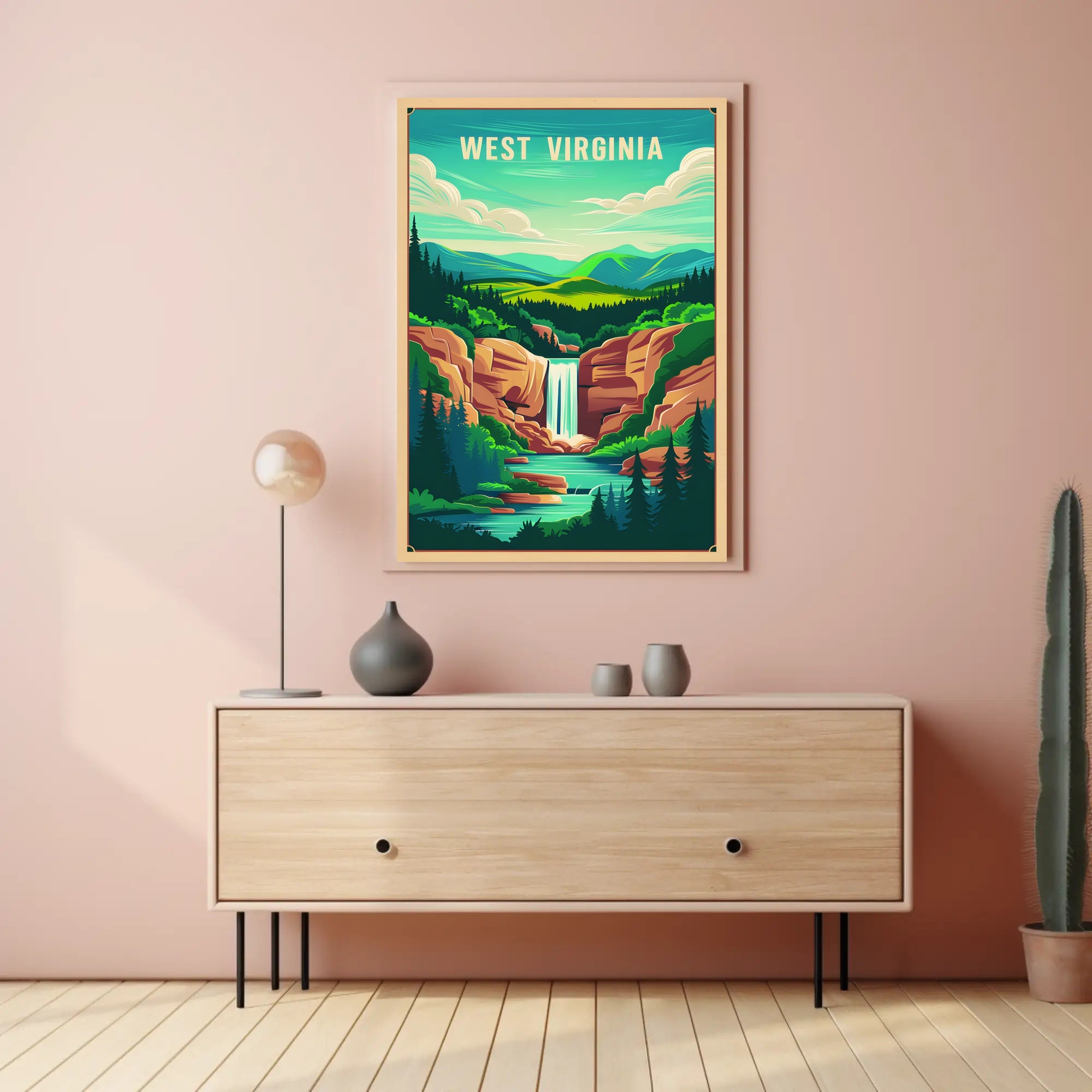 West Virginia Scenic Poster