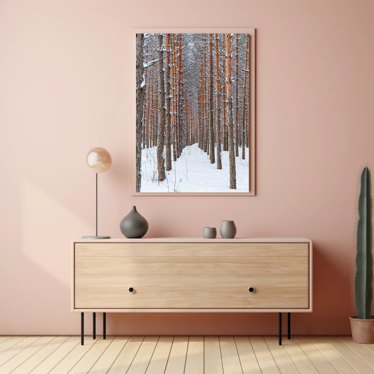 Winter Forest Serenity Poster