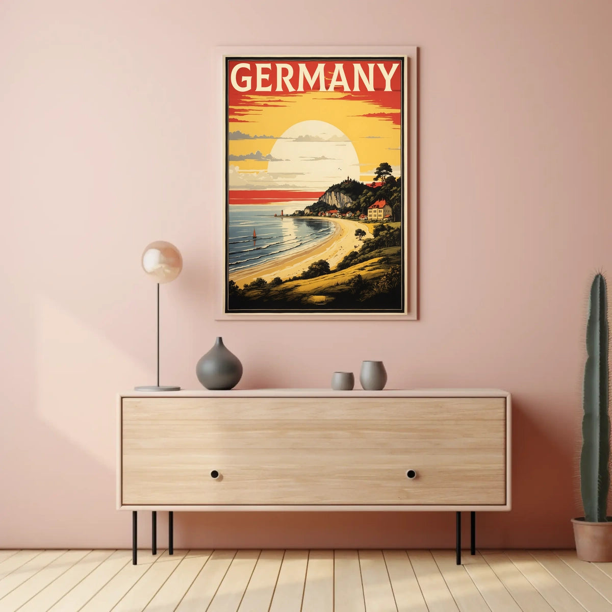 Germany Coastal Landscape Poster
