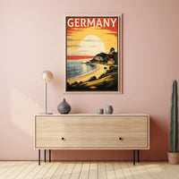Germany Coastal Landscape Poster