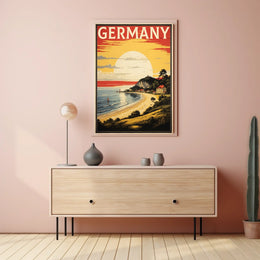 Germany Coastal Landscape Poster