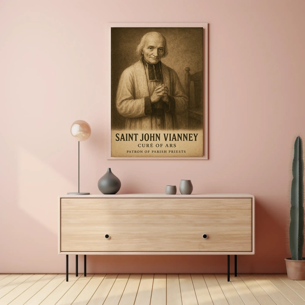Saint John Vianney Curé Of Ars Poster