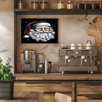 Jolly Santa Claus Illustration Poster