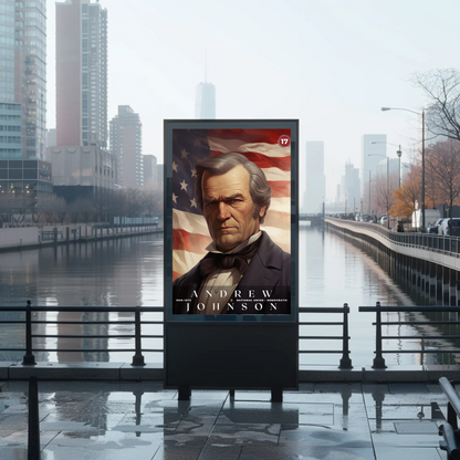Andrew Johnson 17th President Of The United States Portrait