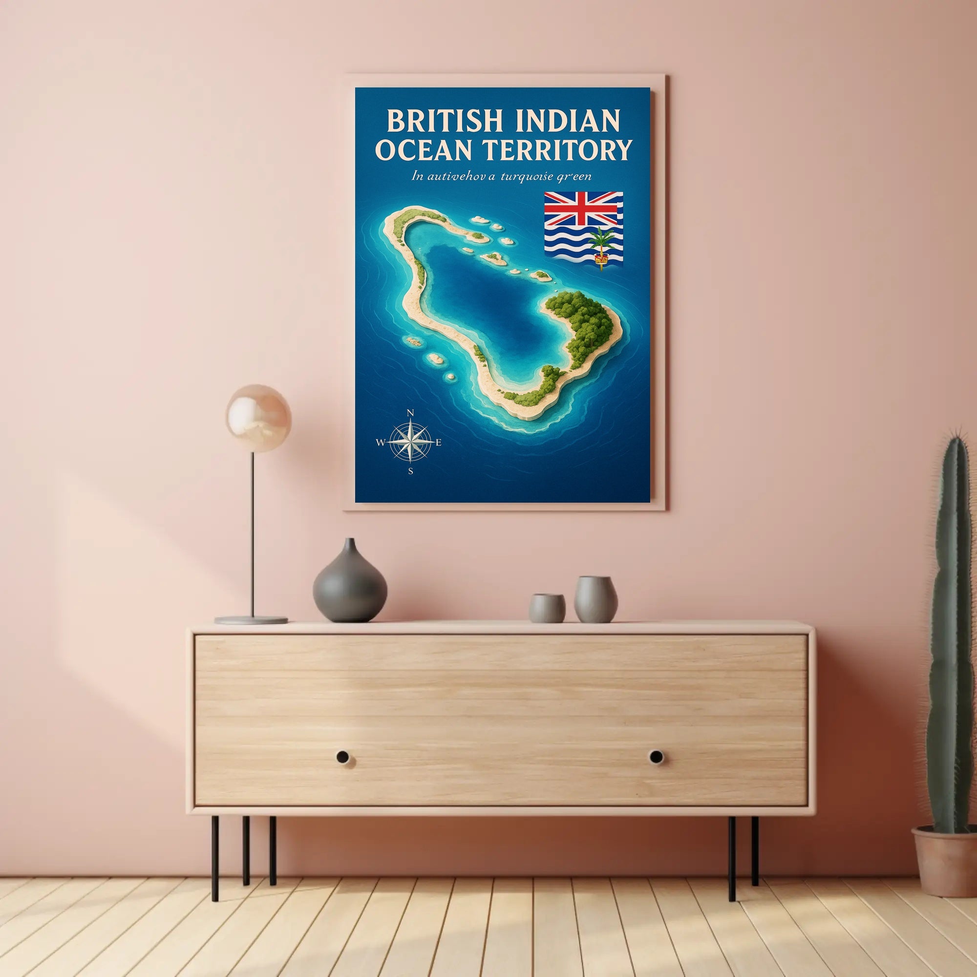 British Indian Ocean Territory Poster PosterGoat