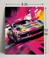 Vibrant Speed Poster