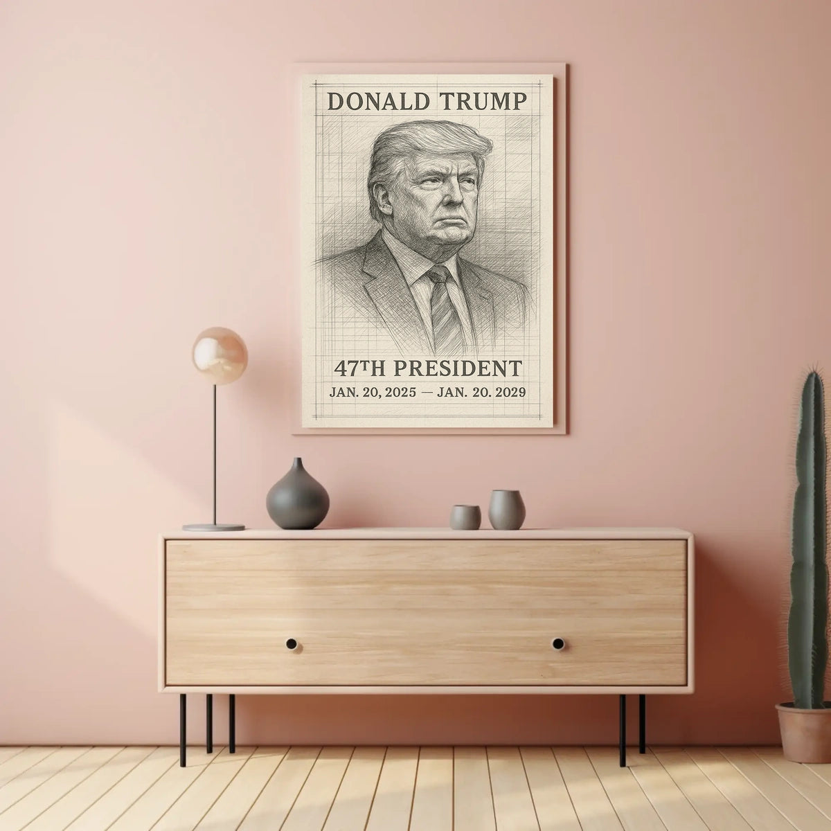 Donald Trump 47th President Poster
