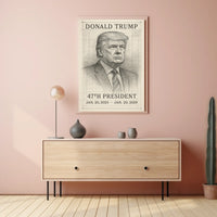 Donald Trump 47th President Poster