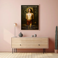 Saint Sebastian Patron of Resilience Poster PosterGoat