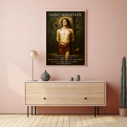 Saint Sebastian Patron of Resilience Poster PosterGoat
