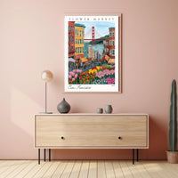 San Francisco Flower Market Poster PosterGoat