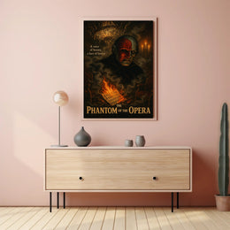 Phantom of the Opera Gothic Mystery Art Poster