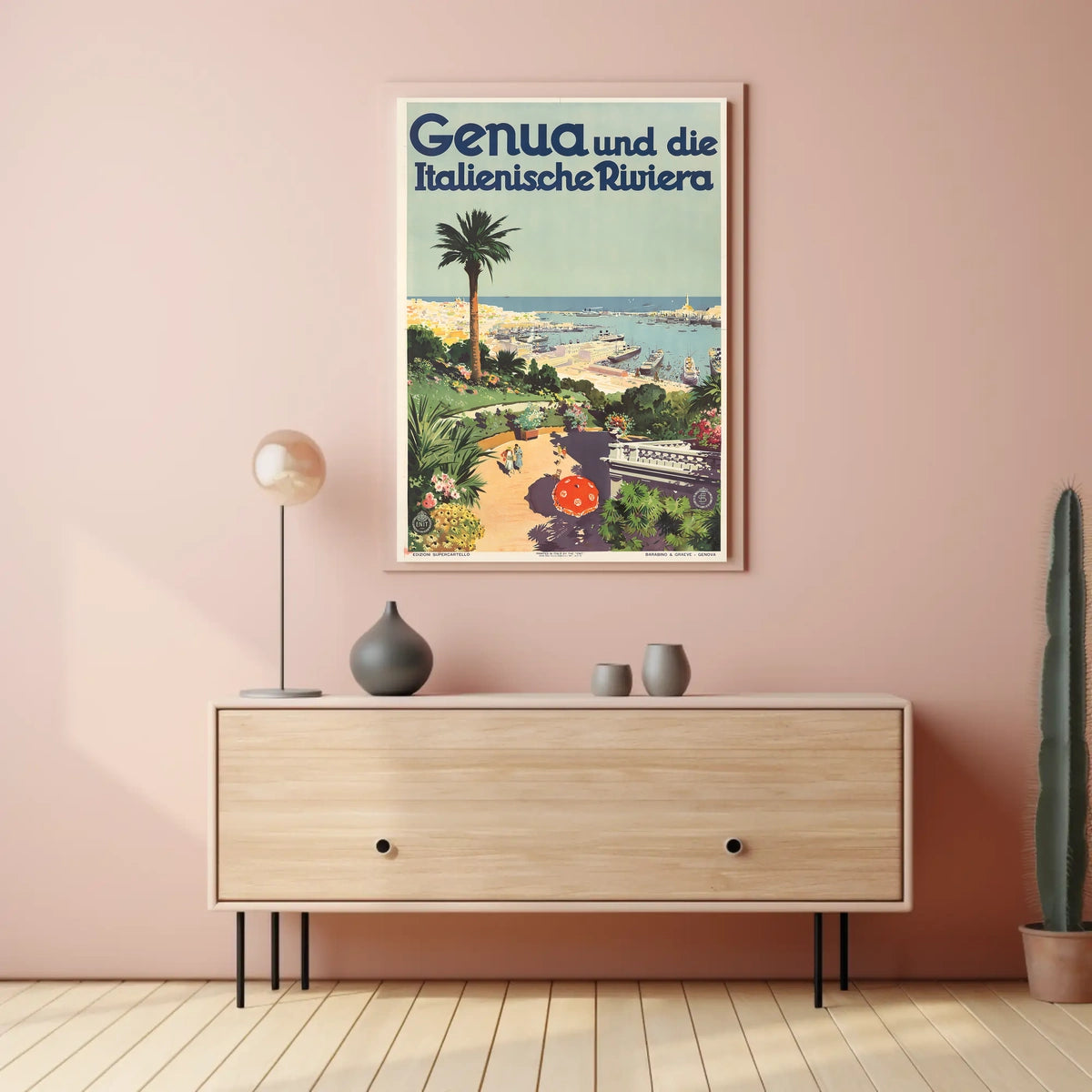 Genua Und Die Italienische Riviera Poster