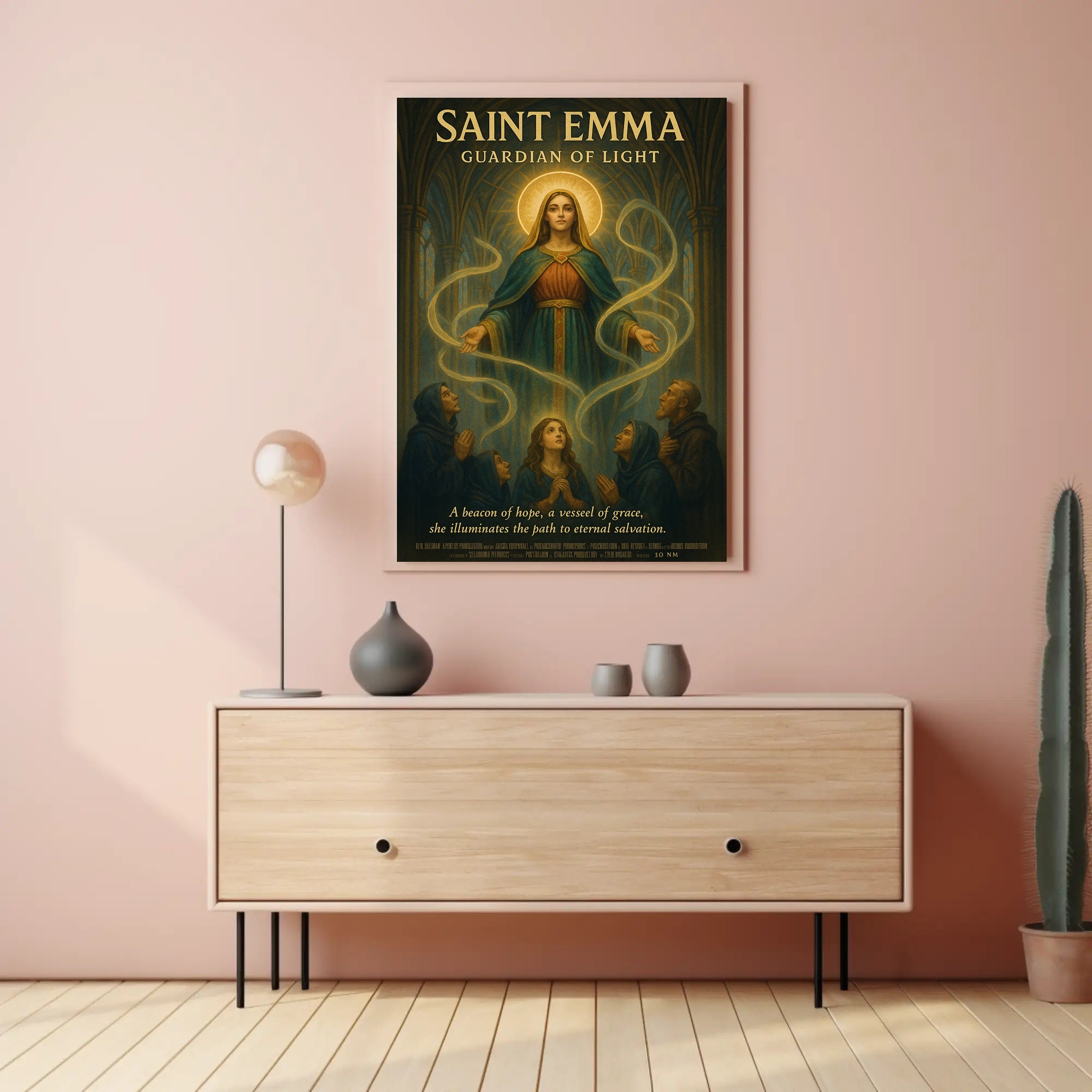 Saint Emma Guardian of Light Inspirational Poster