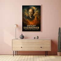 Dwight Eisenhower Vintage Art Deco Collector Poster