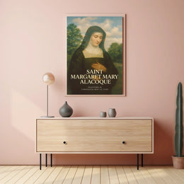 Saint Margaret Mary Alacoque Poster