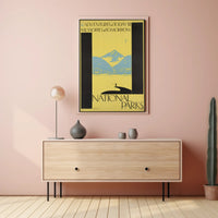 National Parks Vintage Travel Poster Art Print